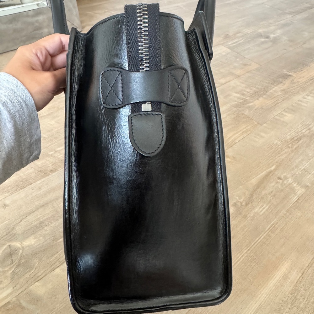 Authentic Celine Black and Tan Luggage Bag - Picture 7 of 14